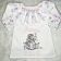 children christening dress with Star angel machine embroidery design