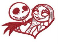 Nightmare love embroidery design
