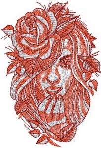 Wild stranger embroidery design