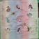 Cute embroidered blanket with fairies
