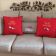 Sofa cushions with Dwarves embroidery designs