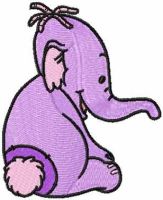 Heffalump embroidery design