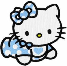 Hello Kitty Baby embroidery design