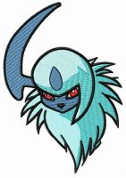 Absol embroidery design