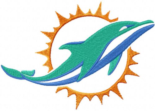 Miami Dolphins 2013 machine embroidery design