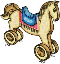 Wooden Horse  embroidery design