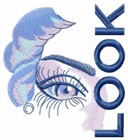 Look embroidery design