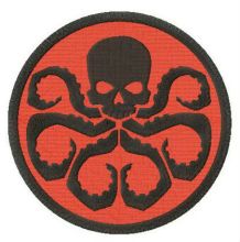 Hydra logo embroidery design