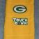 Green Bay Packers Logo on yellow embroidered towel