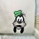 Finished Smiling Goofy Head embroidery design