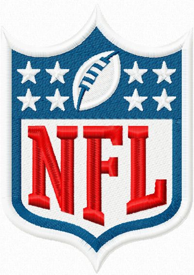 NFL logo machine embroidery design