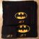 Batman logo embroidered on black towel