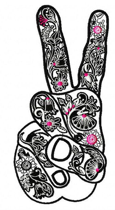 Vistory symbol 2 machine embroidery design