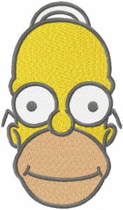 Just Homer embroidery design