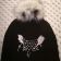 Embroidered women's hat with owl free design