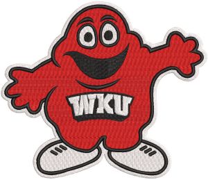 Western Kentucky Hilltoppers Alternate Logo 2017 embroidery design