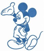 Hello my friends Mickey embroidery design