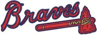 Braves Wordmark Logo embroidery design