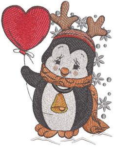 Happy Christmas penguin