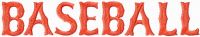 Baseball Red Sox style script embroidery design