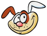 Cute dog 3 embroidery design