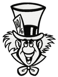 Mad Hatter 3 embroidery design