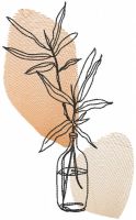 Spring flower sketch free embroidery design