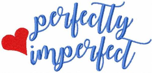 Perfectly imperfect free embroidery design