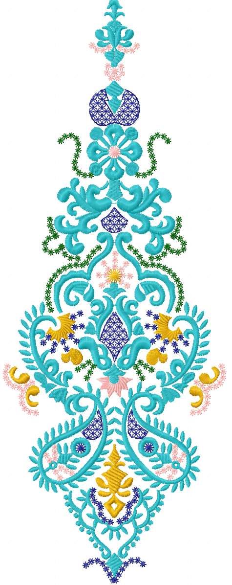 Decoration free embroidery design 12
