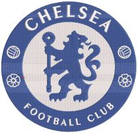Chelsea football club logo embroidery design
