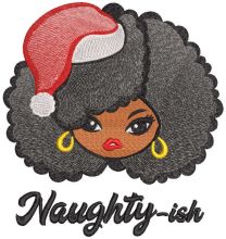 Naughty ish embroidery design