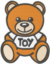 Oso Moschino toy embroidery design