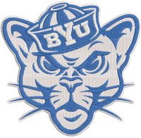Brigham Young Cougars Secondary logo embroidery design