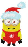Christmas Minion 3 embroidery design