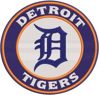 Detroit Tigers Classic Logo embroidery design