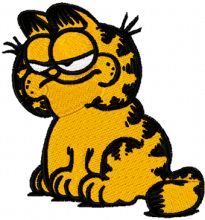 Garfield embroidery design