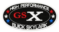GS X embroidery design