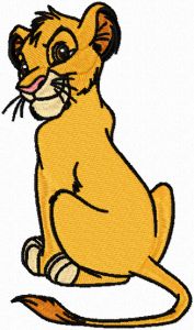 Simba 1 embroidery design
