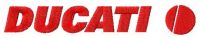 Ducati logo embroidery design