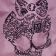 Monster High sketch logo on bag embroidered