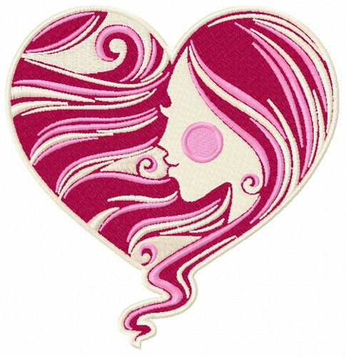 You are in my heart machine embroidery design