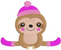 Koala autumn sport embroidery design