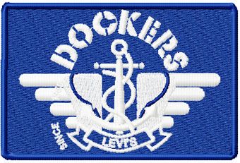 Dockers Logo machine embroidery design