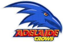 Adelaide Crows logo embroidery design