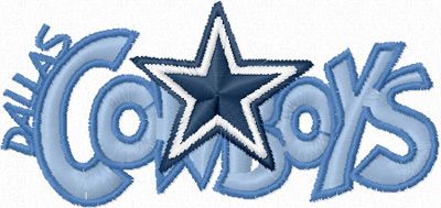 Dallas Cowboys Logo machine embroidery design