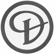 Daimler Jaguar logo embroidery design