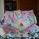 Cute embroidered blanket with fairies