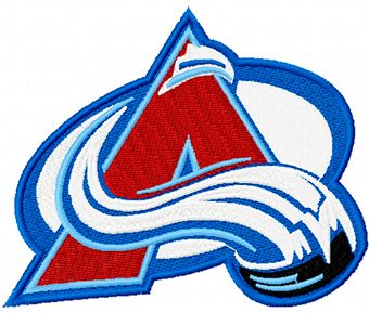 Colorado Avalanche logo machine embroidery design