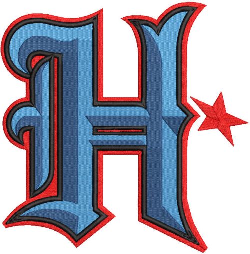 Houston Texans Alternate logo 2024 embroidery design