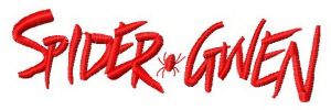 Spider-Gwen 3 embroidery design